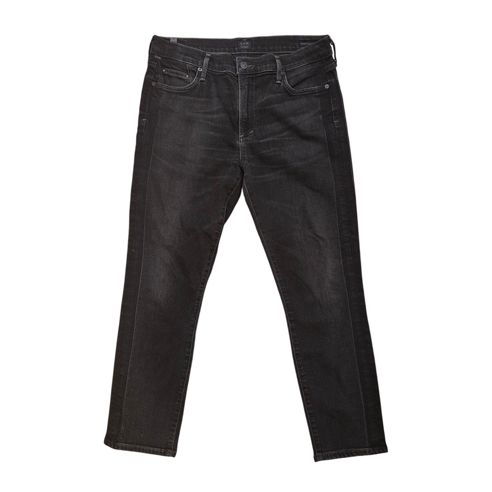 Citizens of Humanity Rocket Crop‎ High Rise Skinny Jeans Black 31 1667-806